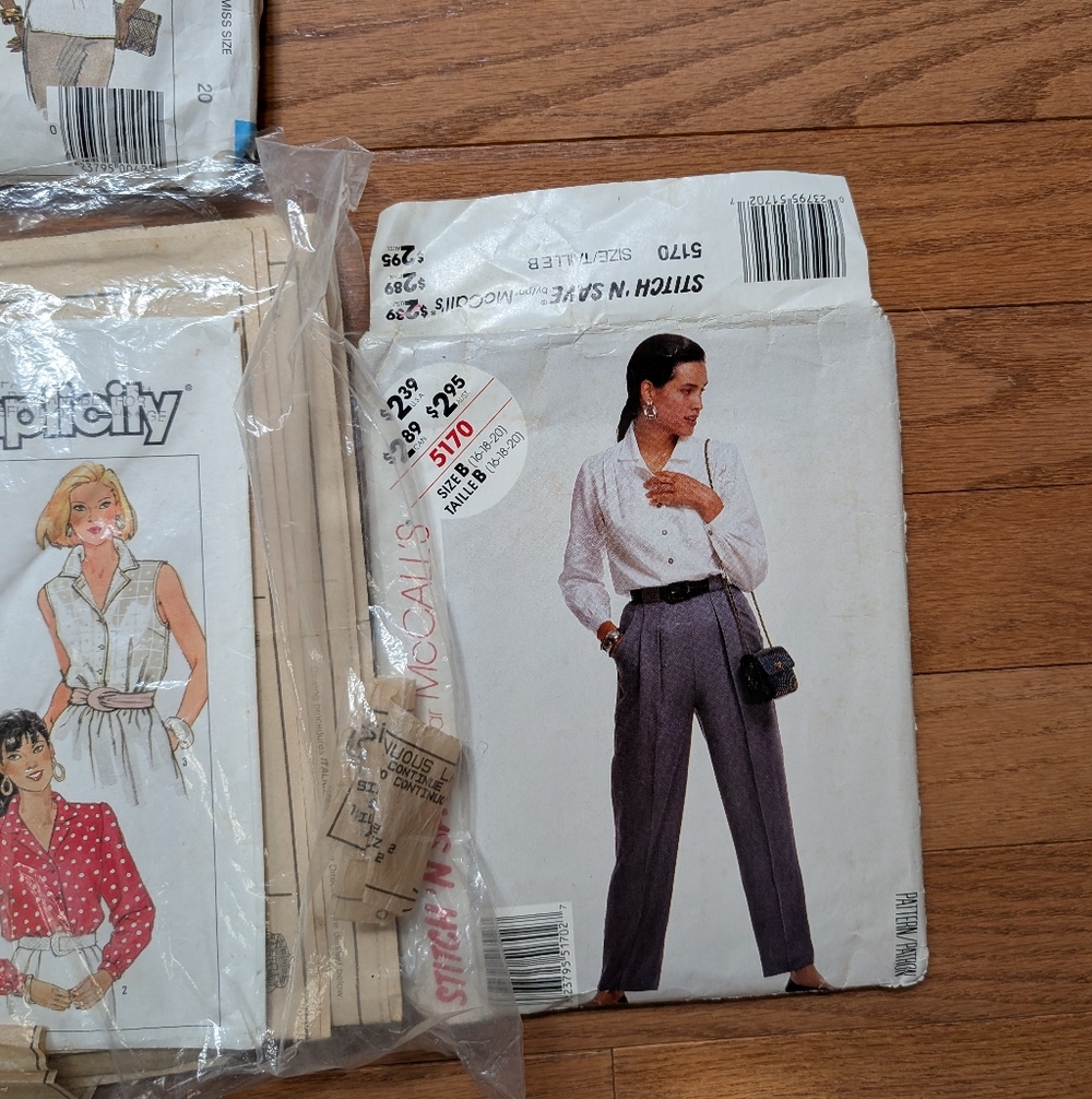 Vtg Sewing Pattern Lot B Simplicity McCalls Butterick - 10 Patterns- Plus Size - Picture 10 of 13